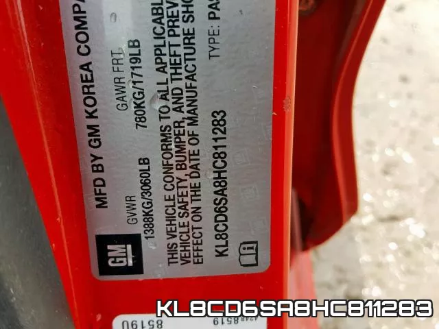 KL8CD6SA8HC811283 фото 2