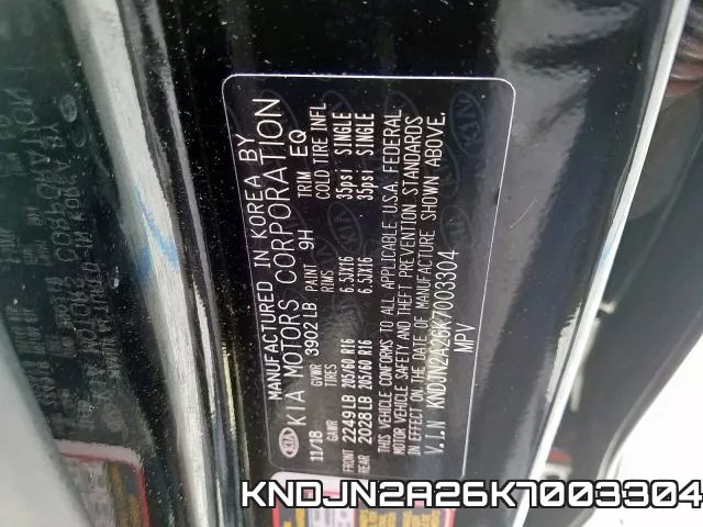 KNDJN2A26K7003304 фото 2