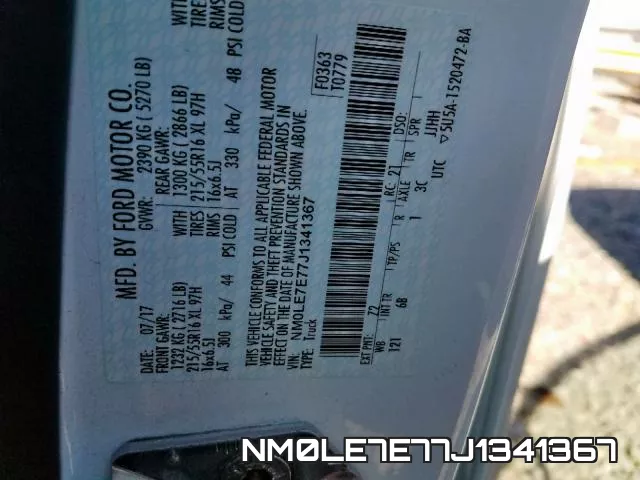 NM0LE7E77J1341367 фото 2