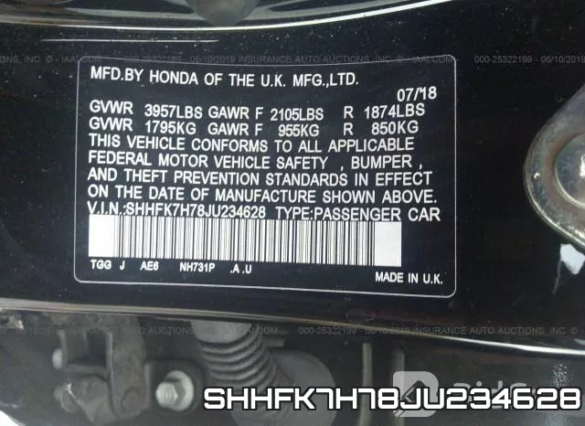 SHHFK7H78JU234628 фото 10