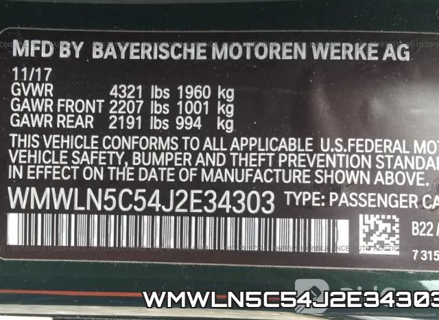 WMWLN5C54J2E34303 фото 10