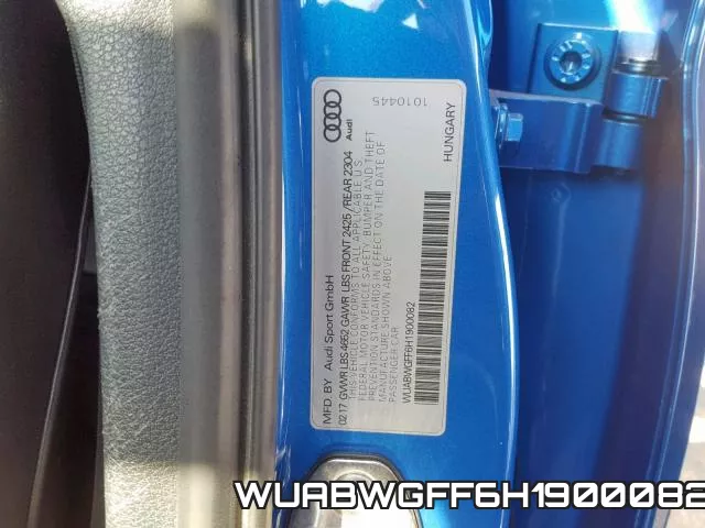 WUABWGFF6H1900082 фото 2