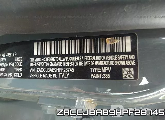 ZACCJBAB9HPF28745 фото 10