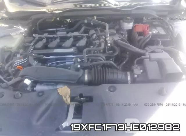 19XFC1F73HE012982 фото 2