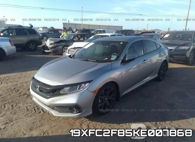 19XFC2F85KE007868 фото 3