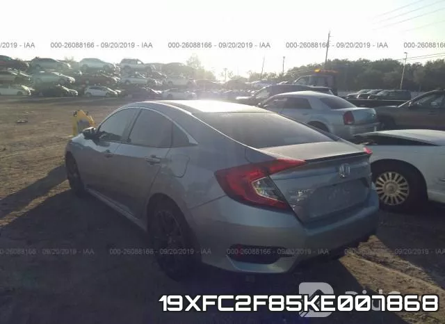 19XFC2F85KE007868 фото 4