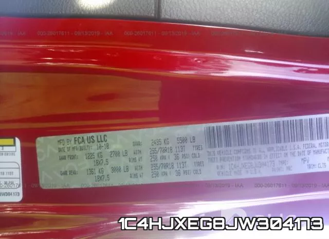 1C4HJXEG8JW304173 фото 10