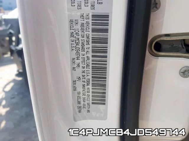 1C4PJMCB4JD549744 фото 2