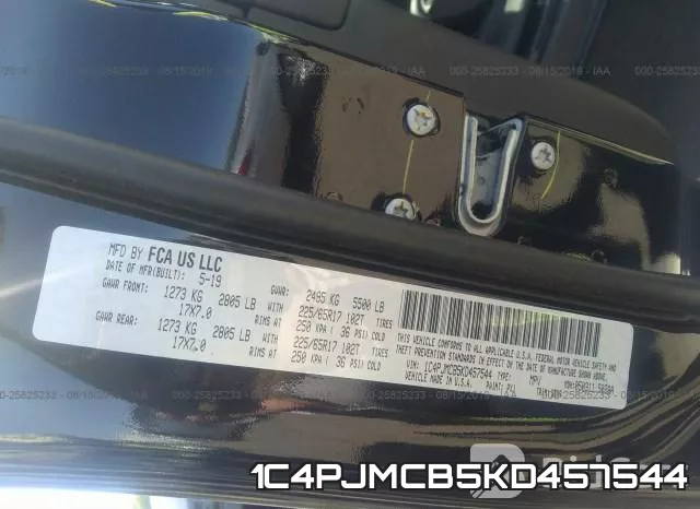 1C4PJMCB5KD457544 фото 10