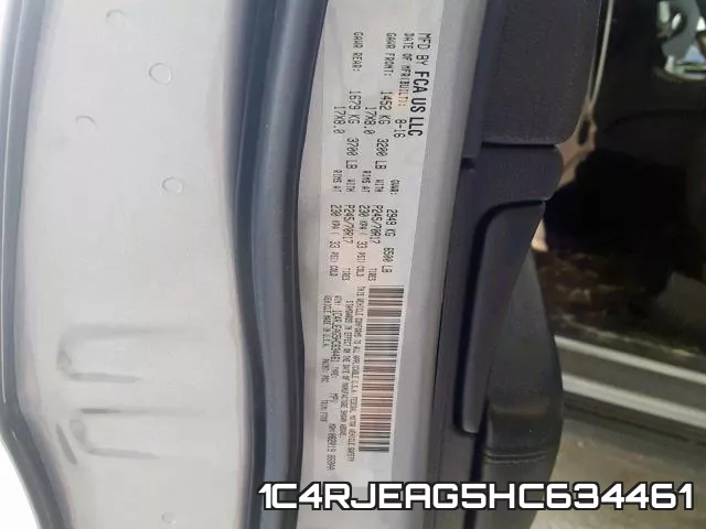 1C4RJEAG5HC634461 фото 2