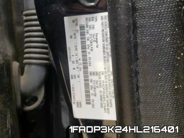 1FADP3K24HL216401 фото 2