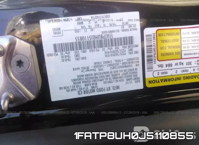 1FATP8UH0J5110855 фото 10