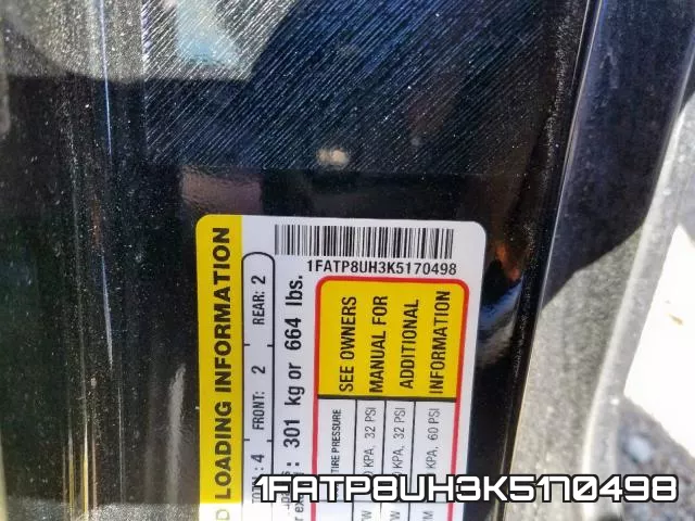1FATP8UH3K5170498 фото 2