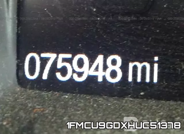 1FMCU9GDXHUC51378 фото 8
