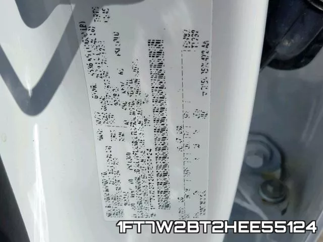 1FT7W2BT2HEE55124 фото 2