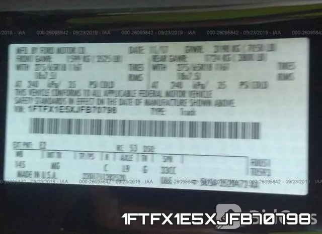 1FTFX1E5XJFB70798 фото 10