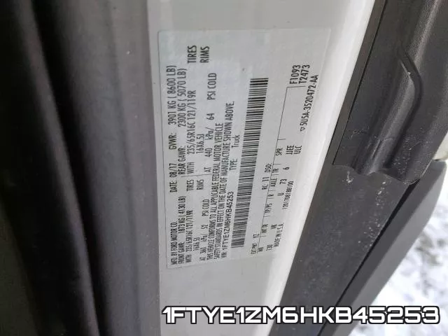 1FTYE1ZM6HKB45253 фото 2