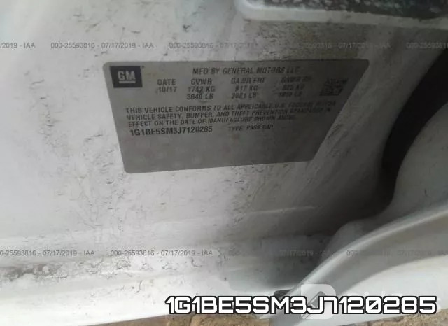 1G1BE5SM3J7120285 фото 10