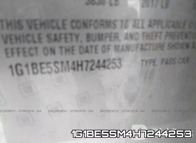 1G1BE5SM4H7244253 фото 10