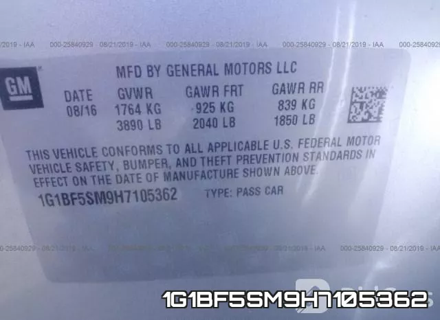 1G1BF5SM9H7105362 фото 10