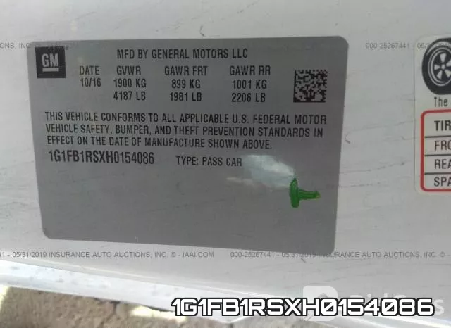 1G1FB1RSXH0154086 фото 10