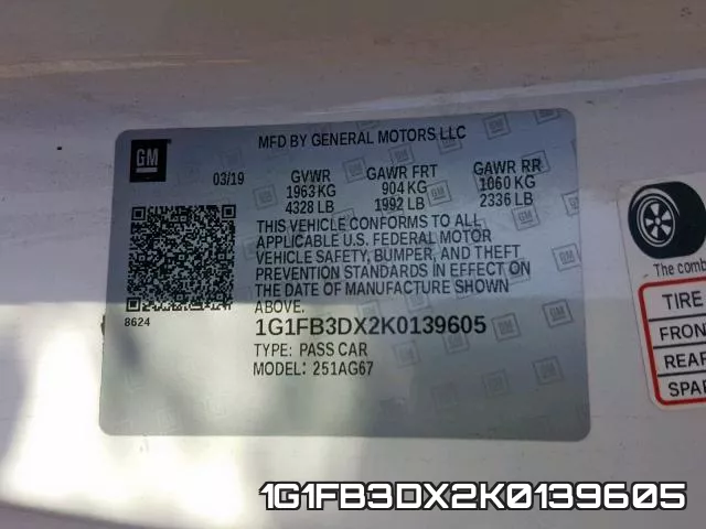 1G1FB3DX2K0139605 фото 2
