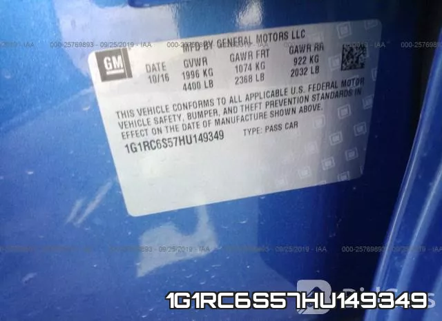 1G1RC6S57HU149349 фото 10