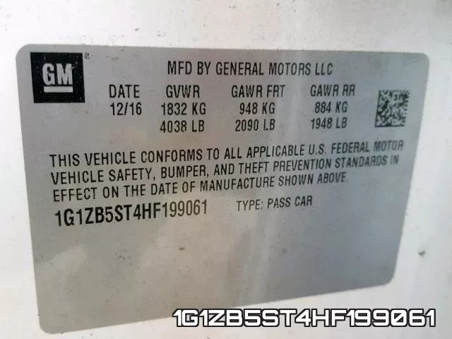 1G1ZB5ST4HF199061 фото 2