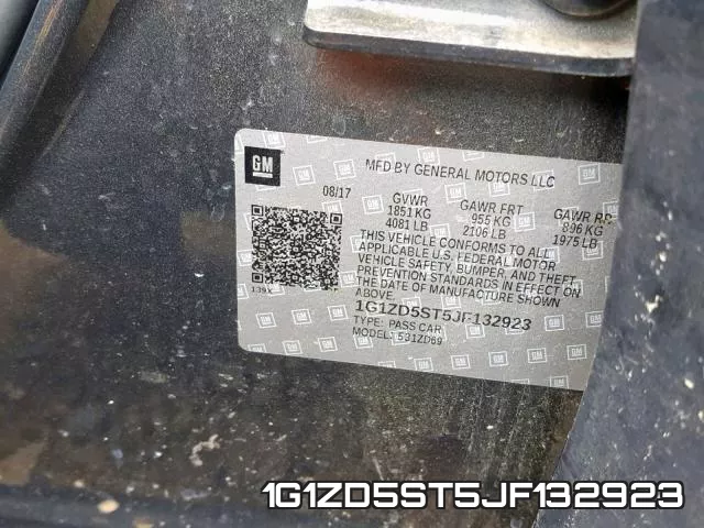 1G1ZD5ST5JF132923 фото 2