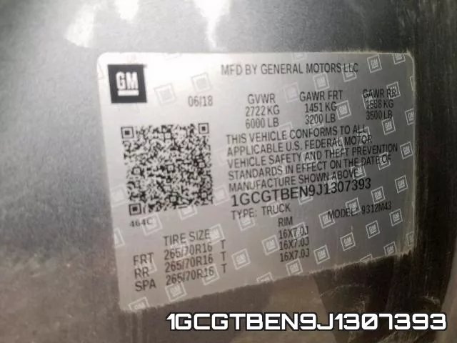 1GCGTBEN9J1307393 фото 2