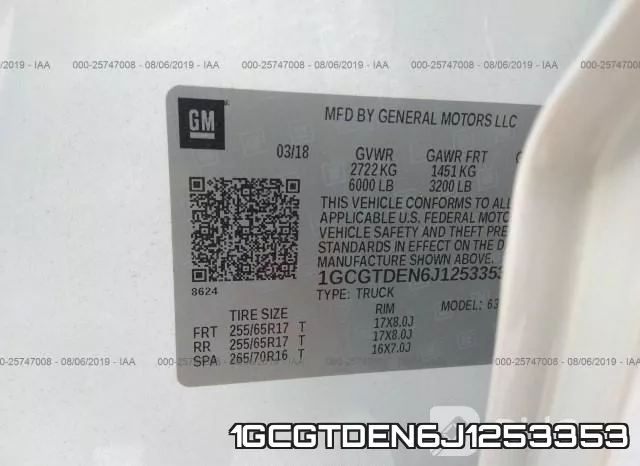 1GCGTDEN6J1253353 фото 10