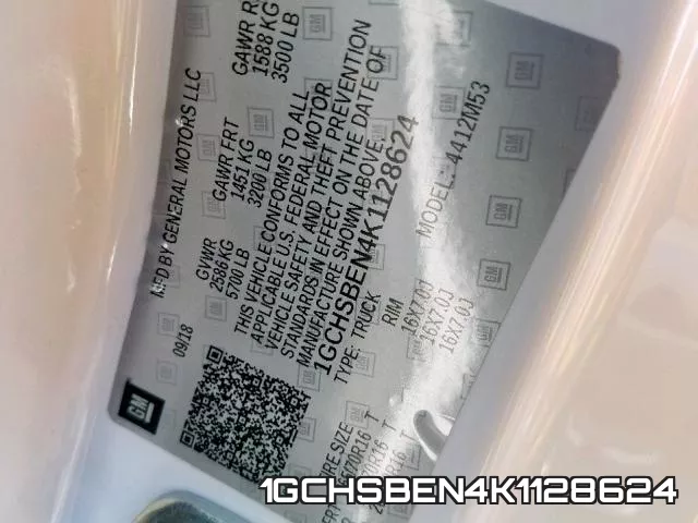 1GCHSBEN4K1128624 фото 2