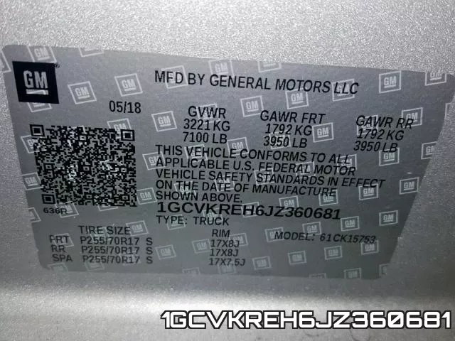 1GCVKREH6JZ360681 фото 2