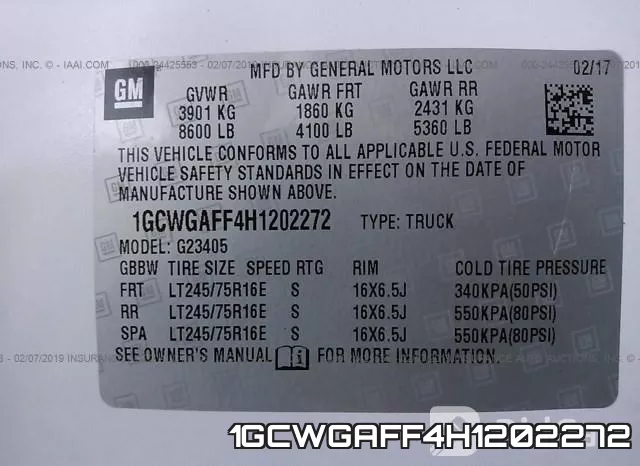 1GCWGAFF4H1202272 фото 10