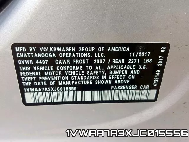 1VWAA7A3XJC015556 фото 2