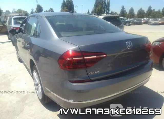 1VWLA7A31KC010269 фото 3