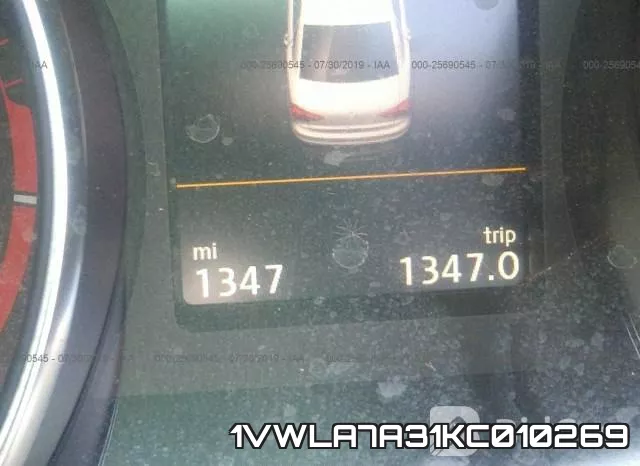 1VWLA7A31KC010269 фото 7