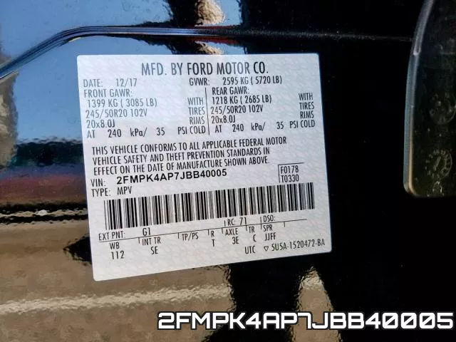 2FMPK4AP7JBB40005 фото 2