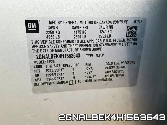 2GNALBEK4H1563643 фото 2