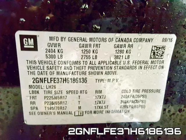2GNFLFE37H6186136 фото 2