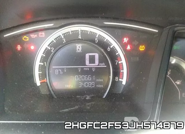 2HGFC2F53JH574879 фото 8