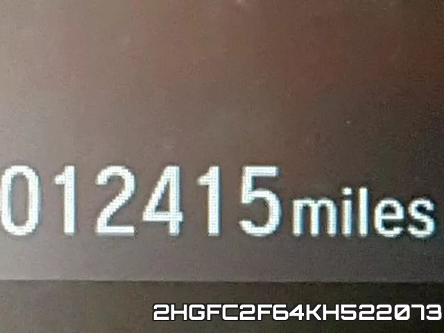 2HGFC2F64KH522073 фото 9