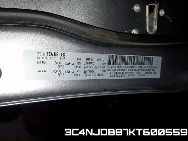3C4NJDBB7KT600559 фото 2