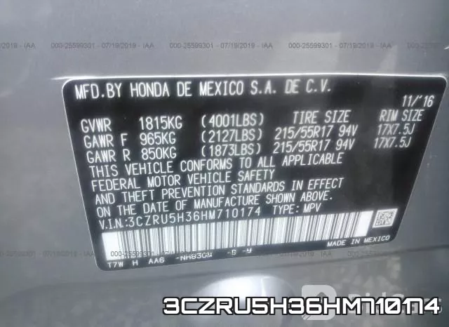 3CZRU5H36HM710174 фото 10