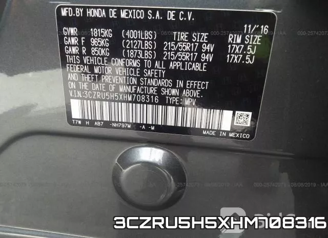 3CZRU5H5XHM708316 фото 10