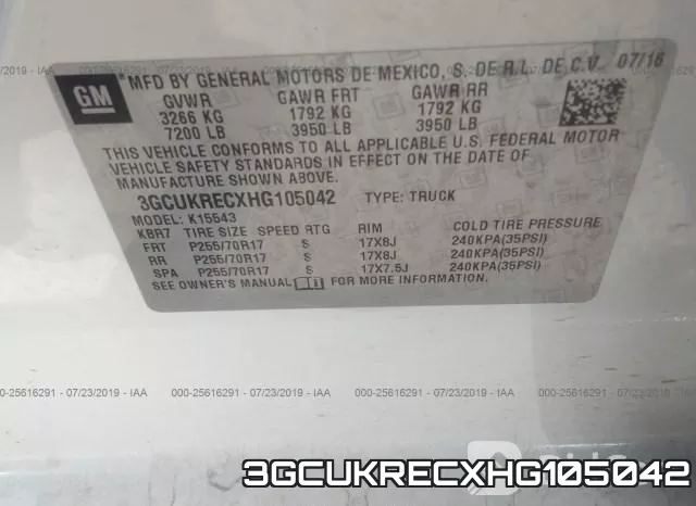 3GCUKRECXHG105042 фото 10