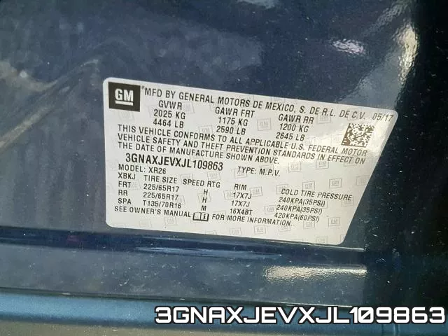3GNAXJEVXJL109863 фото 2