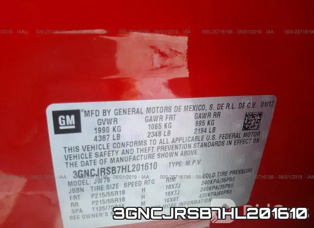 3GNCJRSB7HL201610 фото 10