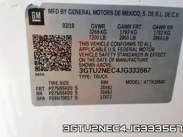 3GTU2NEC4JG333567 фото 2