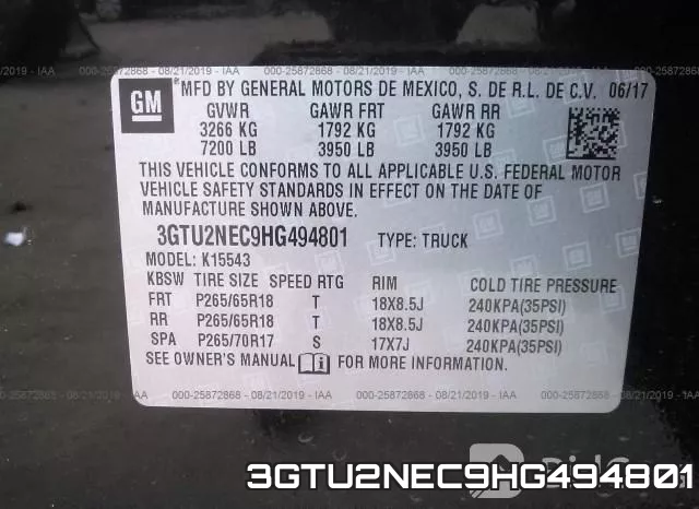 3GTU2NEC9HG494801 фото 10